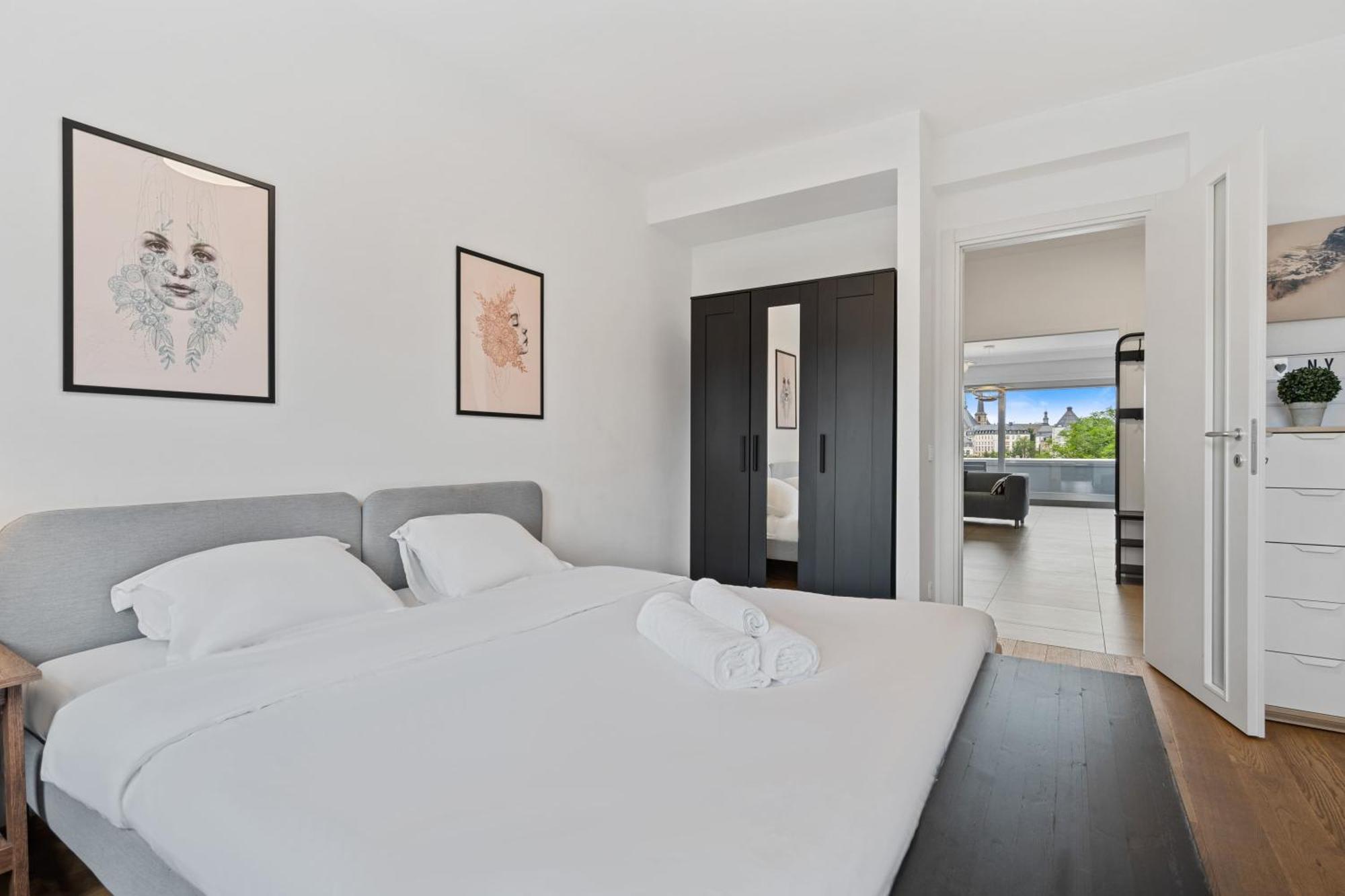 Central Lux 2Br Apt With City Views & Balcony ルクセンブルク エクステリア 写真